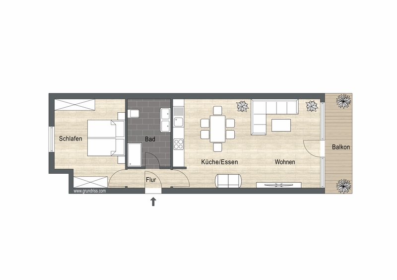 Apartment Comfort Plus - Grundriss