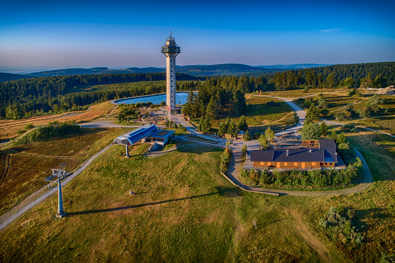 Abendansicht Hochheideturm auf de Ettelsberg