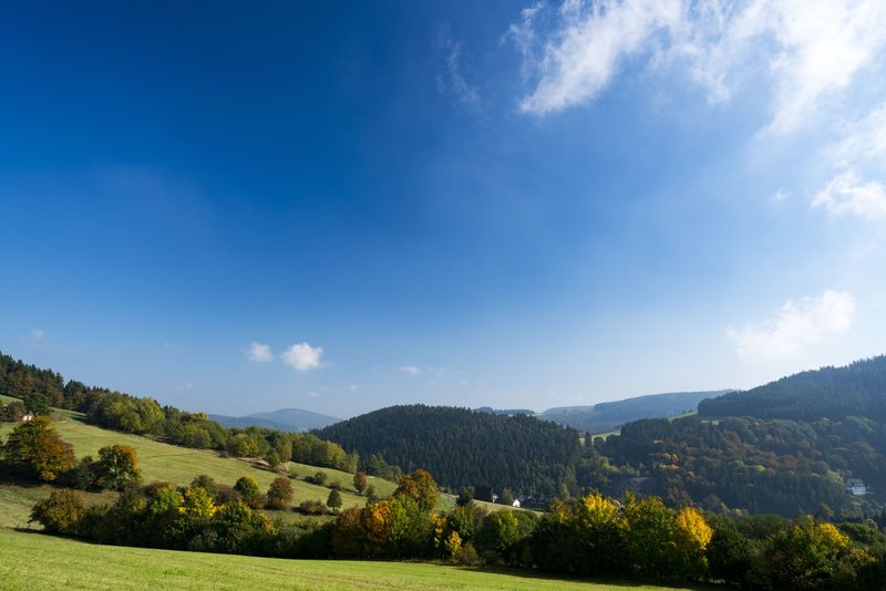 Fernblick in die Natur Willingens