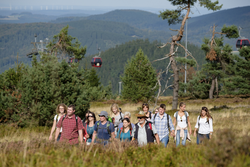 Gruppenwanderung auf dem Ettelsberg