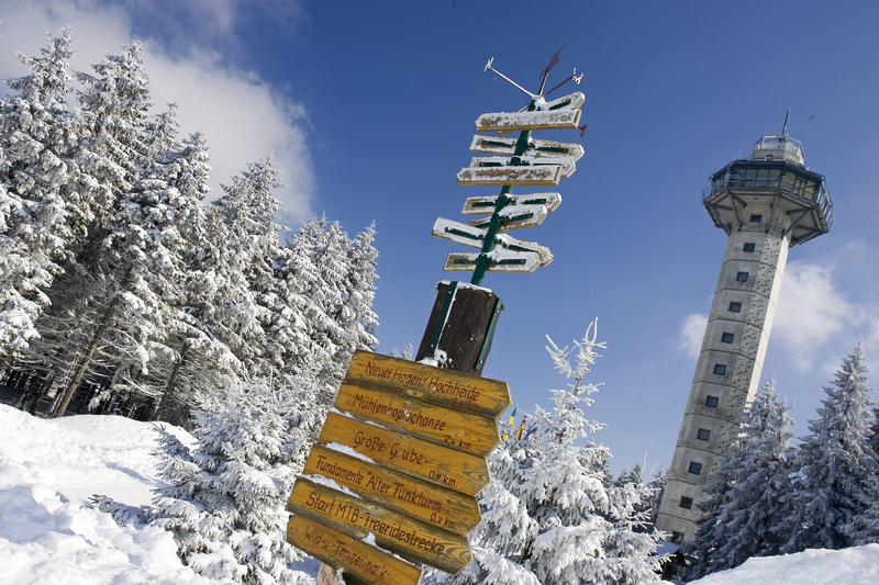 Hochheideturm im Winter